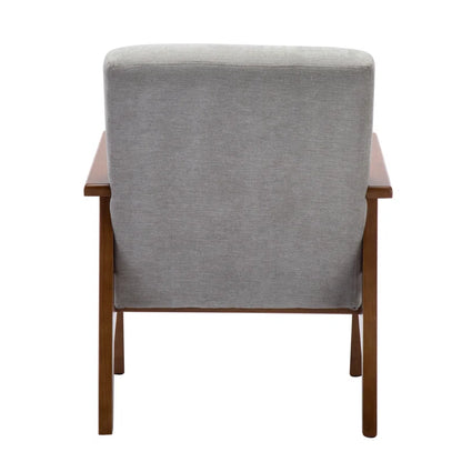 Nomady Accent Chair with Teakwood Frame