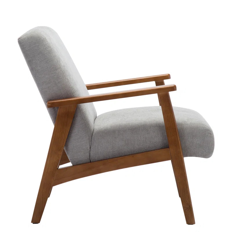 Nomady Accent Chair with Teakwood Frame