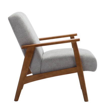 Nomady Accent Chair with Teakwood Frame