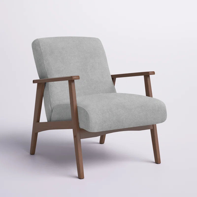Nomady Accent Chair with Teakwood Frame