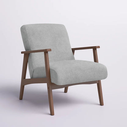 Nomady Accent Chair with Teakwood Frame