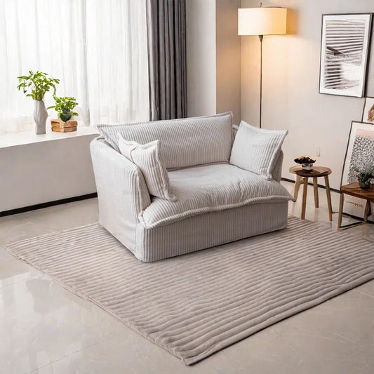 Nordic Single 57'' Corduroy Sofa