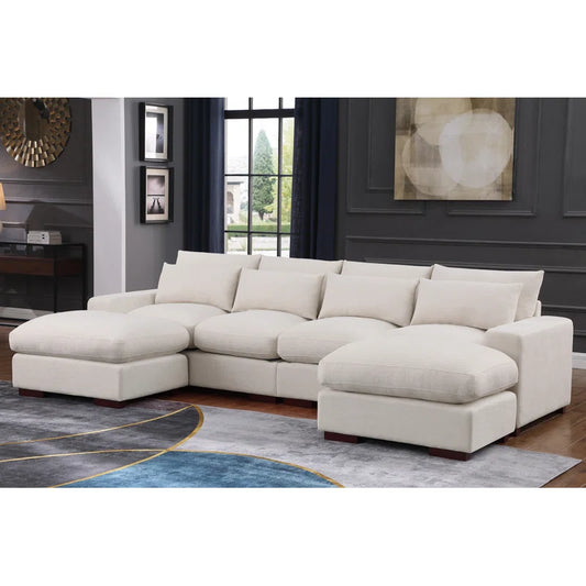 Trio Sectional Upholstered Sofa