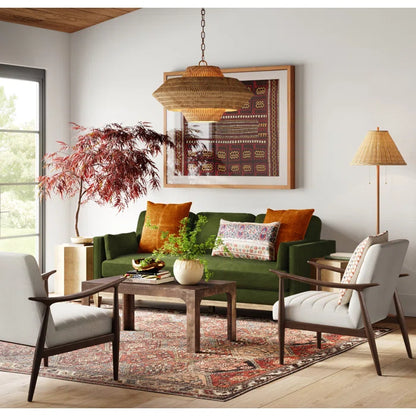 Perue Velvet Sofa