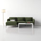 Varito L Shape 2 - Piece Velvet Sectional