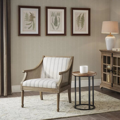 Rattan Farmhouse Accent Chair