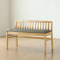 Teakwood Upholstered Bench