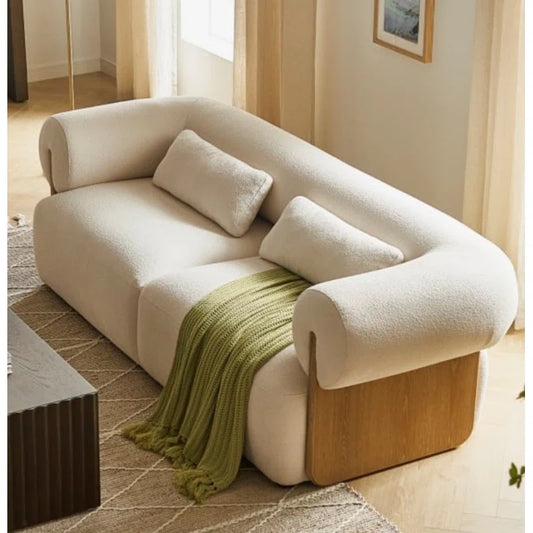Simple Solid Wood Leisure Sofa