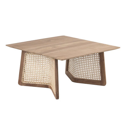 Nyami Solid Wood Top Coffee Table