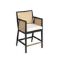 Solid Wood Upholstered Counter Stool