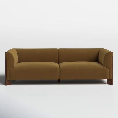 Upholstered Sofa With Solid Wood Leg