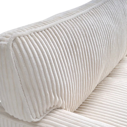 Modern Design Corduroy Upholstered Cushion Sofa