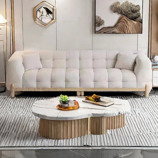 Modern Simple Straight Row Cloud Sofa
